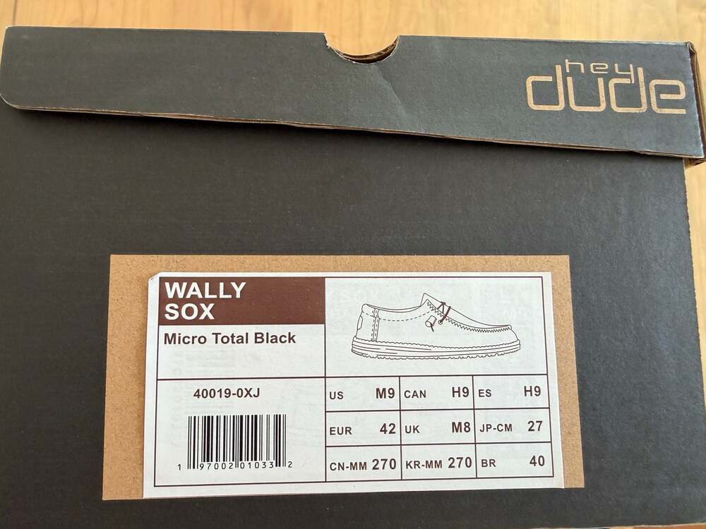 Hey Dude Men's Wally Sox Slip-On Casual Moccasin Sneakers - Picture 7 of 8